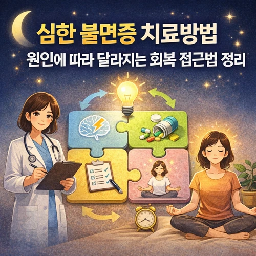 심한 불면증 치료방법 썸네일