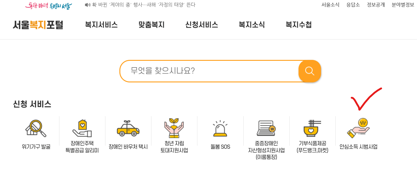 서울시 안심소득