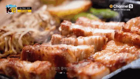 버터삼겹살이-맛이게-구워진-모습