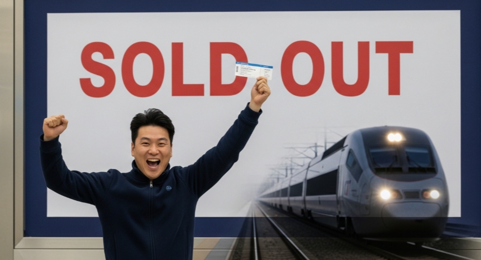 추석 기차 취소표