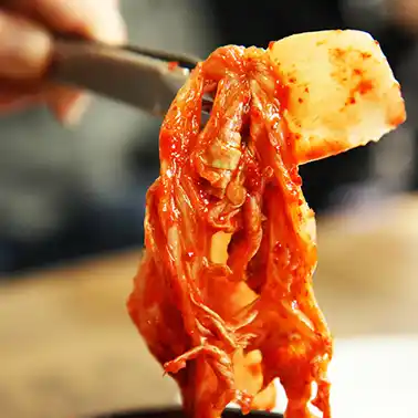 남은 김치 국물