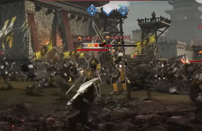 진삼국무쌍오리진-게임-속-장면입니다.