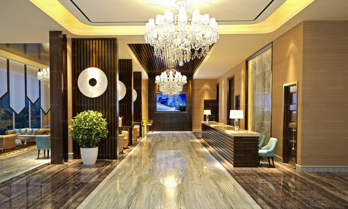 리조트 로비 사진