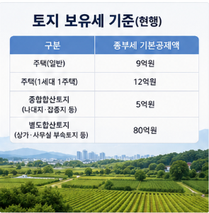 토지 부동산 보유세와 납부 전 체크포인트