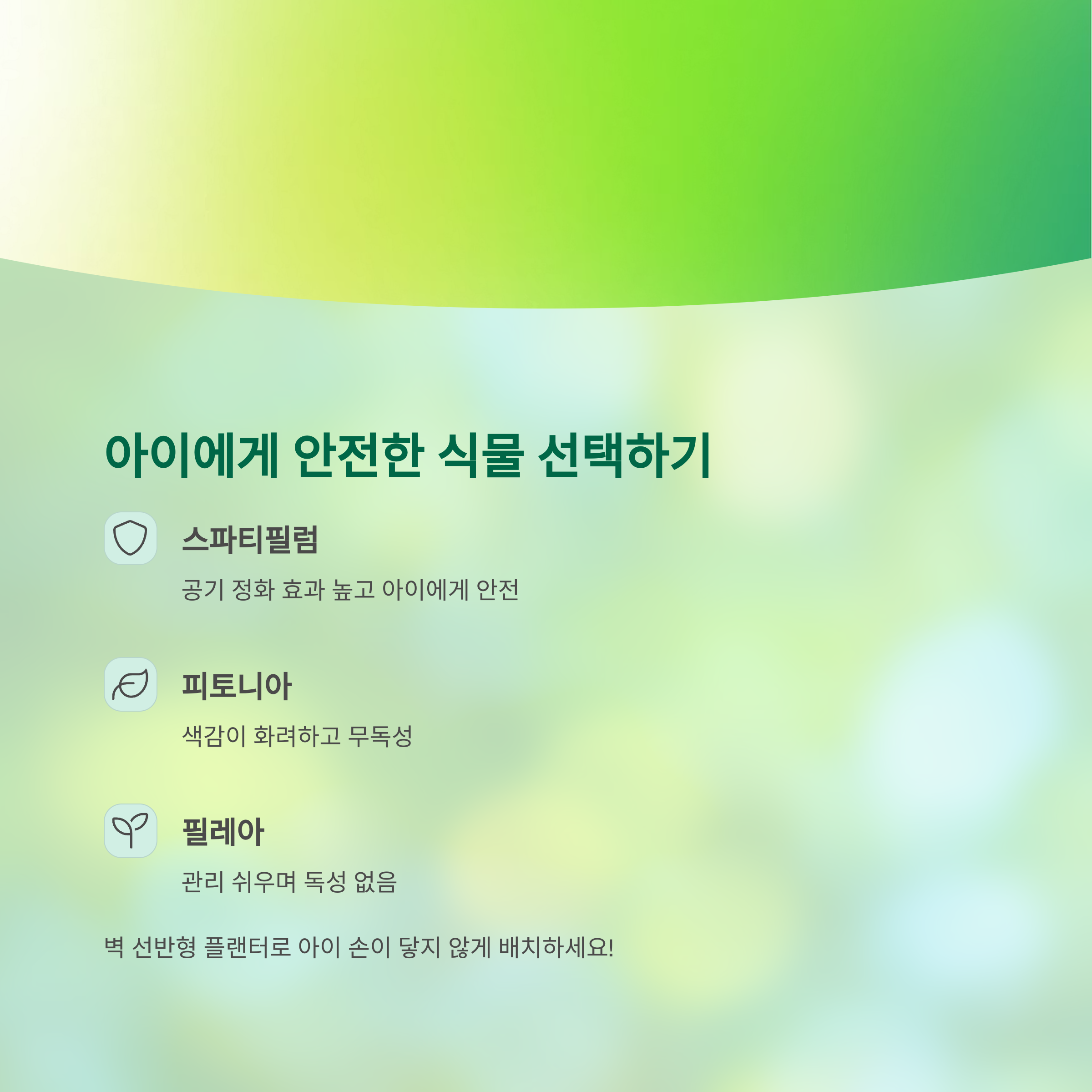 아이가 자라는 공간, 안전한 플랜테리어는 이렇게