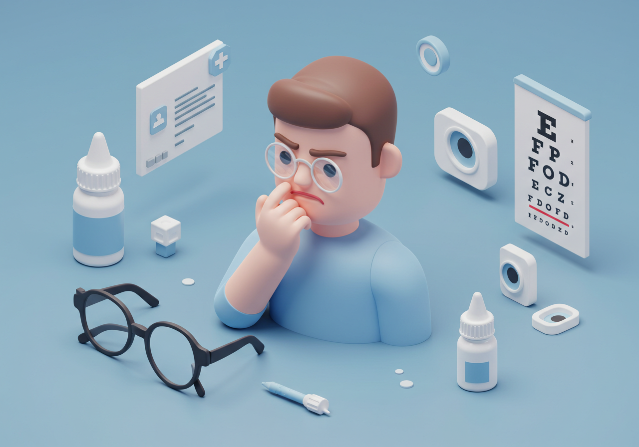 갑자기 눈이 흐릿하고 침침할 때 원인 8가지, 치료 방법