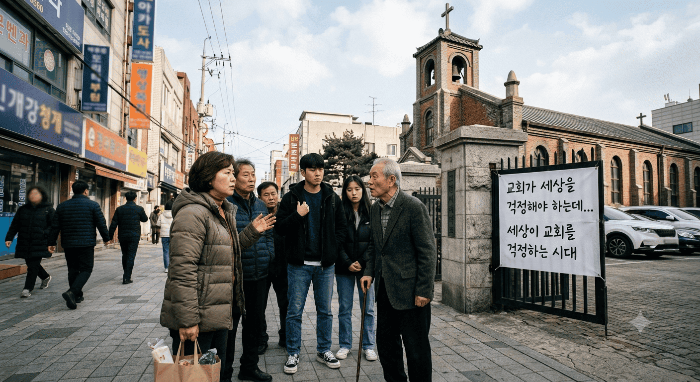 교회가 세상을 걱정해야 하는데, 세상이 교회를 걱정하는 시대