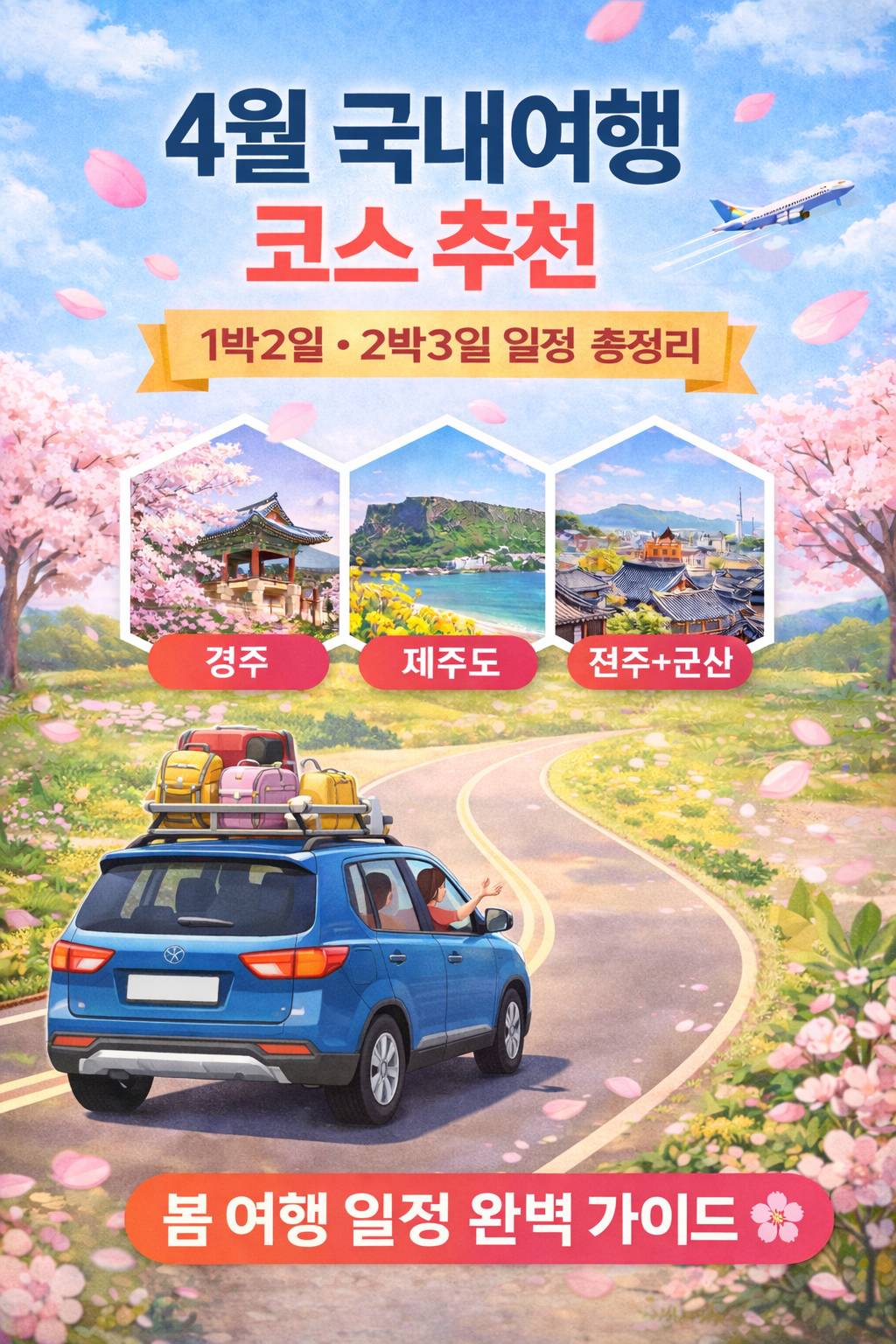 4월 국내여행 코스 추천