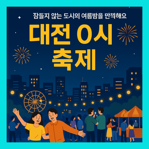 대전 0시 축제 (+일정, 가수 라인업)