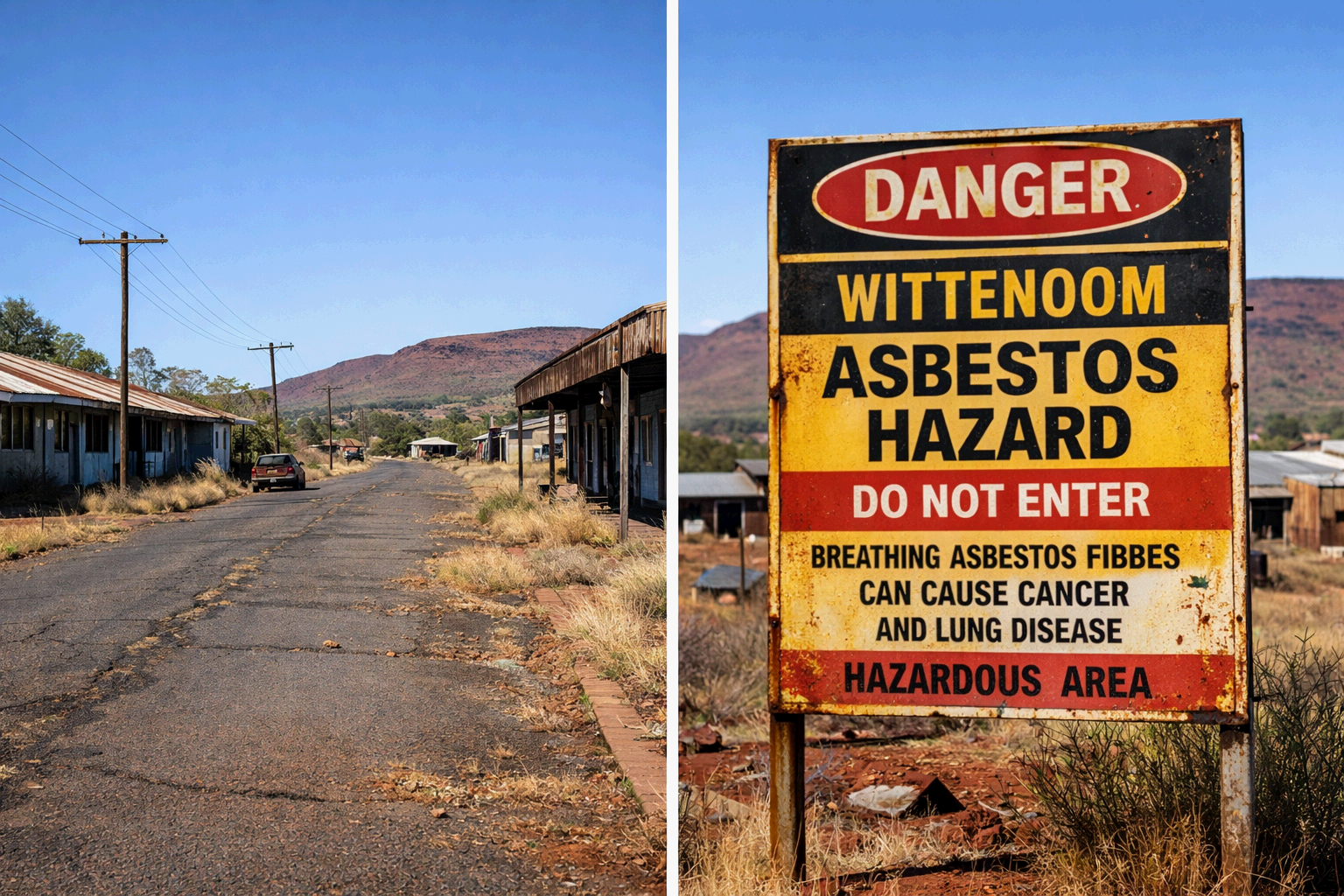 살지 말라는 표지판만 남았다
