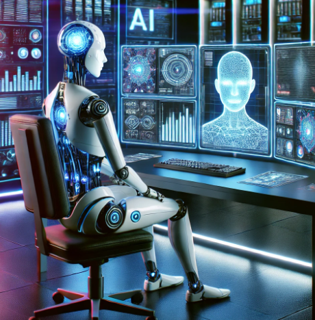 컴퓨터하는 AI 로봇