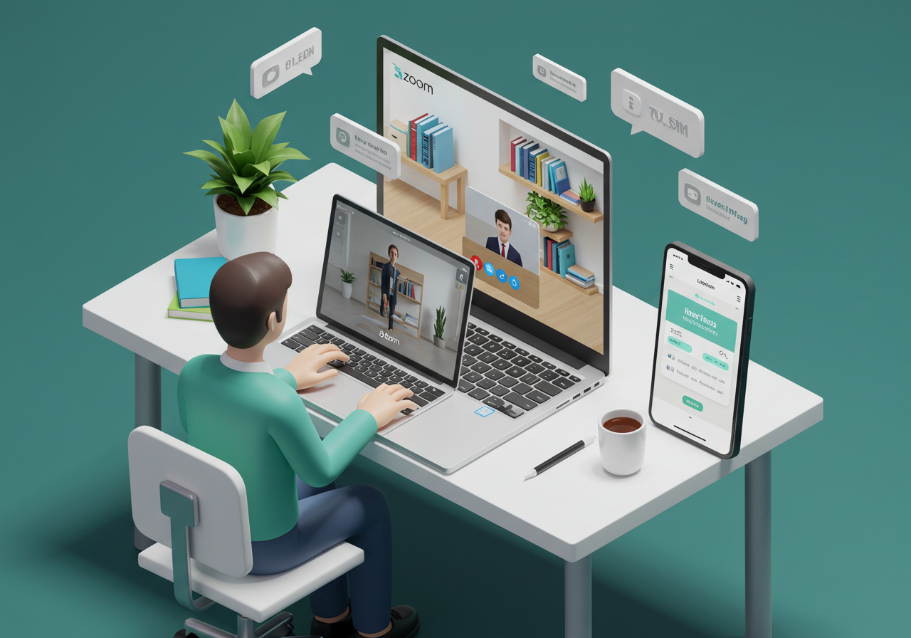 줌 Zoom 배경화면 설정 초간단 PC &amp; 모바일 완벽 정복!