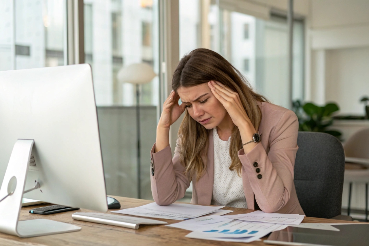 빈혈이 있는 여성