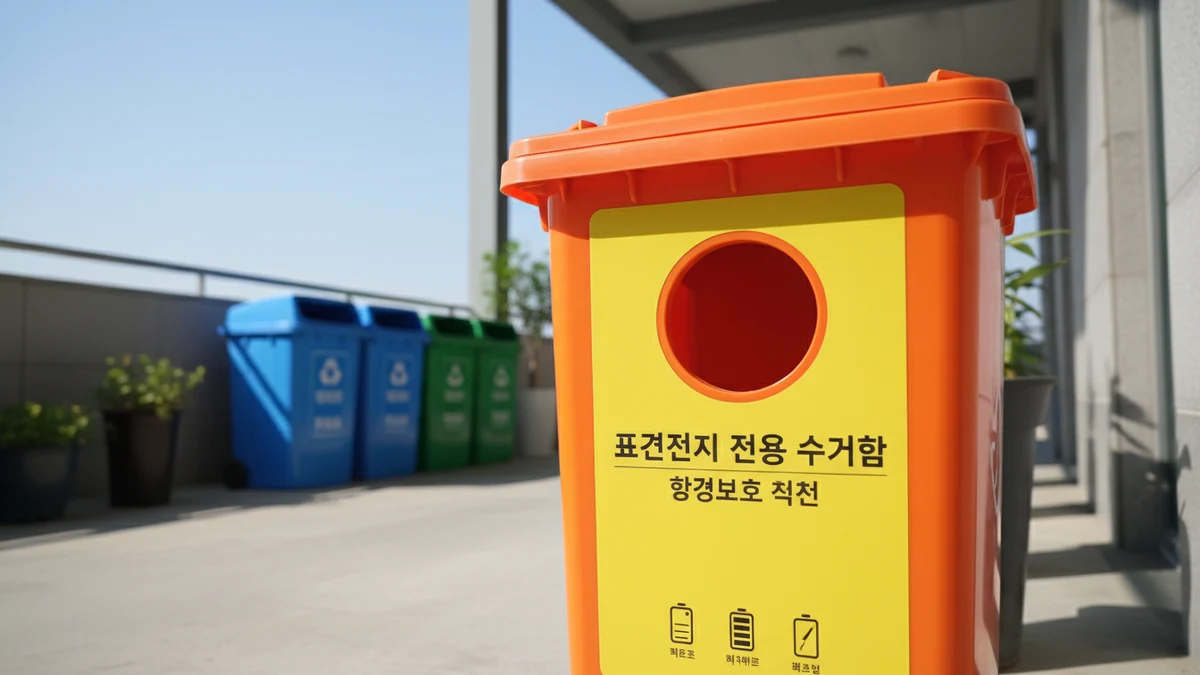 폐건전지교환