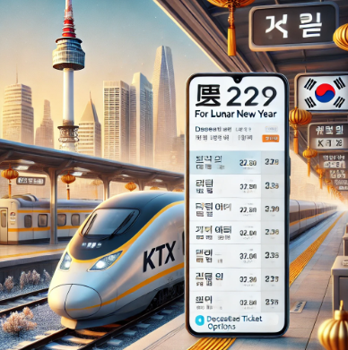 서울 출발 설날 기차표 (시간대, 할인, 추천 노선)