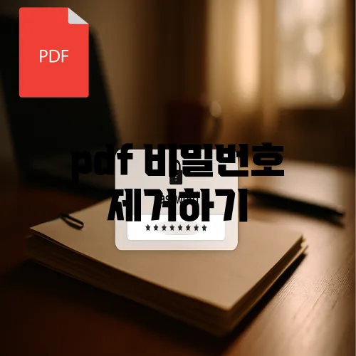 pdf 비밀번호 제거하기