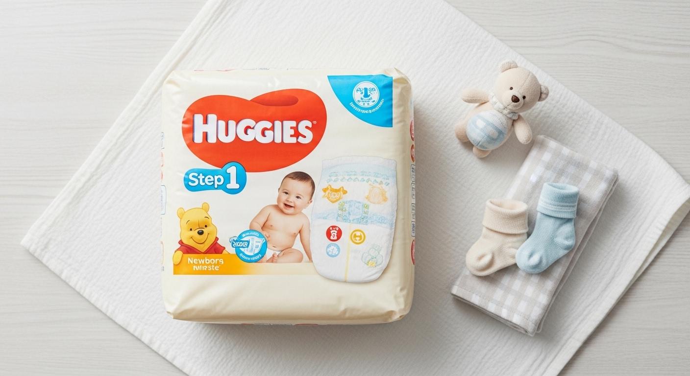 하기스 기저귀 1단계