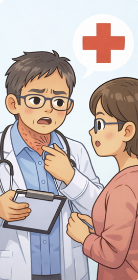 약 복용 후 증상 발생 시, 관찰 vs 선제적 병원 내원