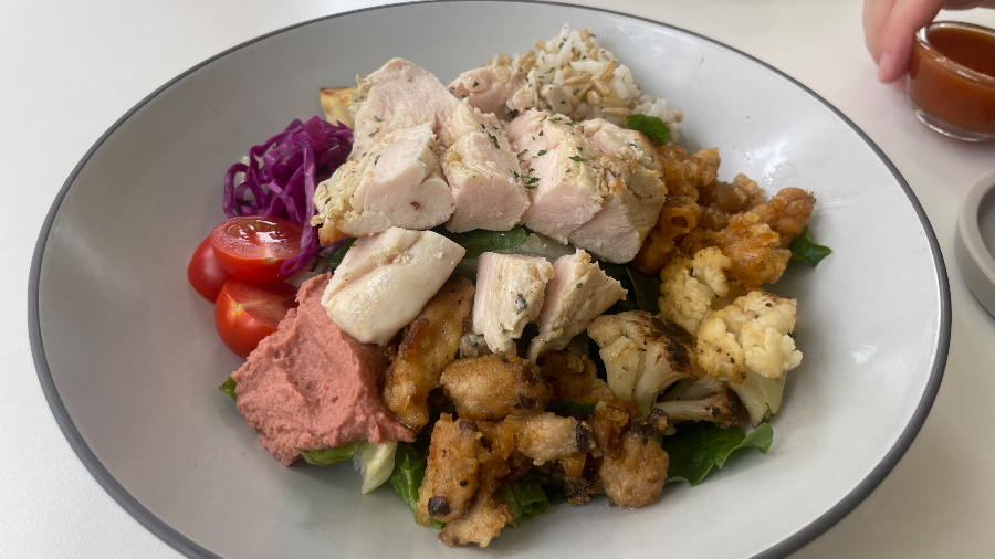 수비드닭가슴살샐러드