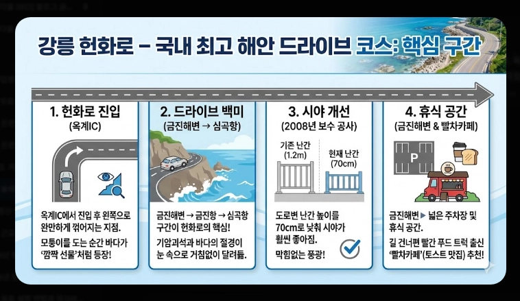 겨울 동해안 드라이브 코스 완벽 가이드