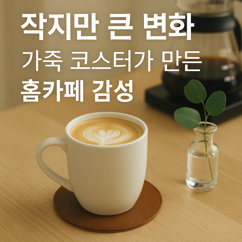 가죽 코스터