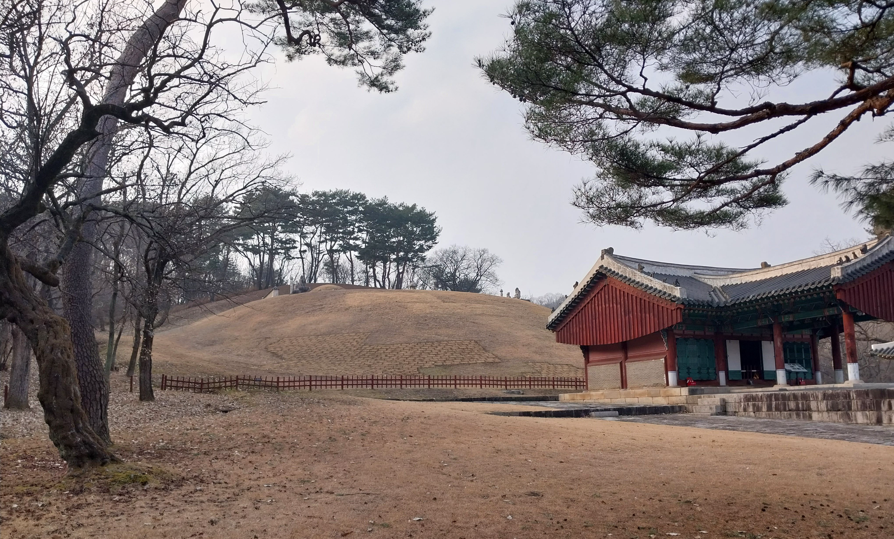 조선 왕릉 중 유일한 삼연릉의 전경