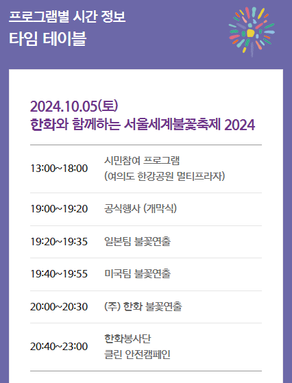 타임테이블