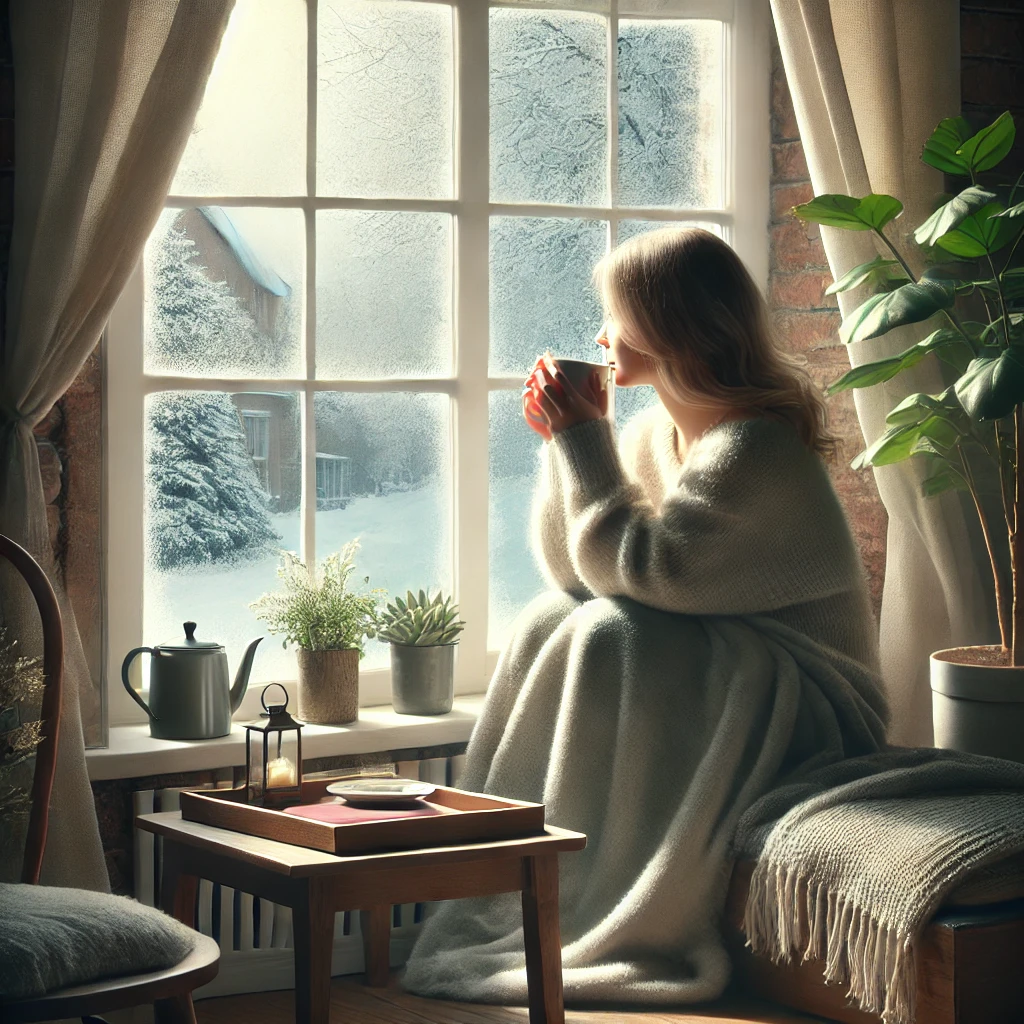 계절성 우울증을 이겨내는 따뜻하고 평화로운 일상 이미지