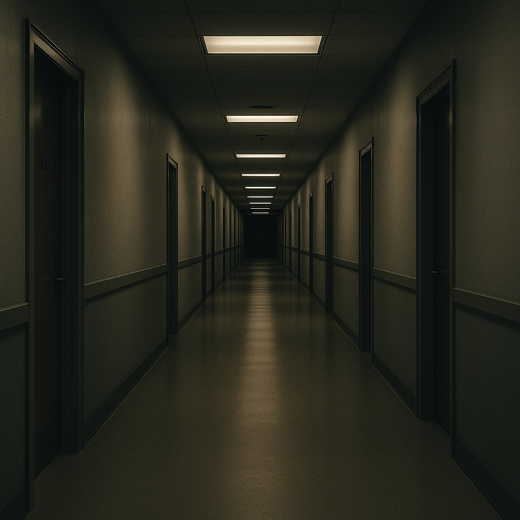 영화 속 복도(hallway) 연출의 상징과 심리학 – 끝이 보이지 않는 직선 공간이 만드는 긴장과 고립 관련 사진