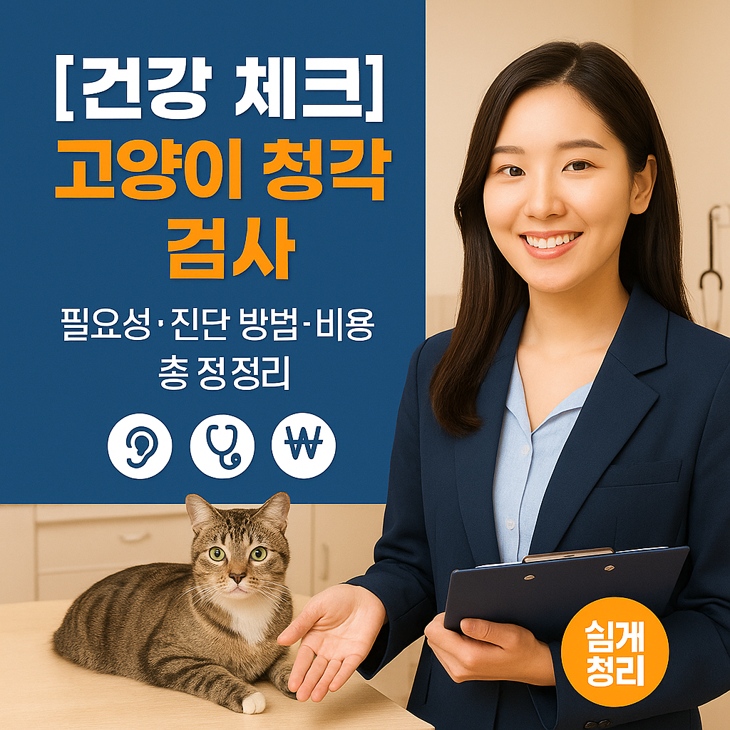 [건강 체크] 고양이 청각 검사 ｜ 필요성&middot;진단 방법&middot;비용 총정리