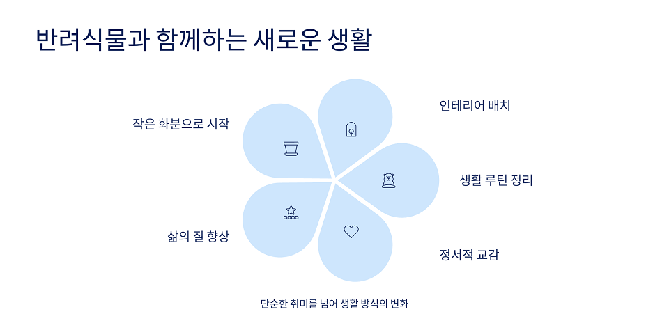 반려식물의 좋은점