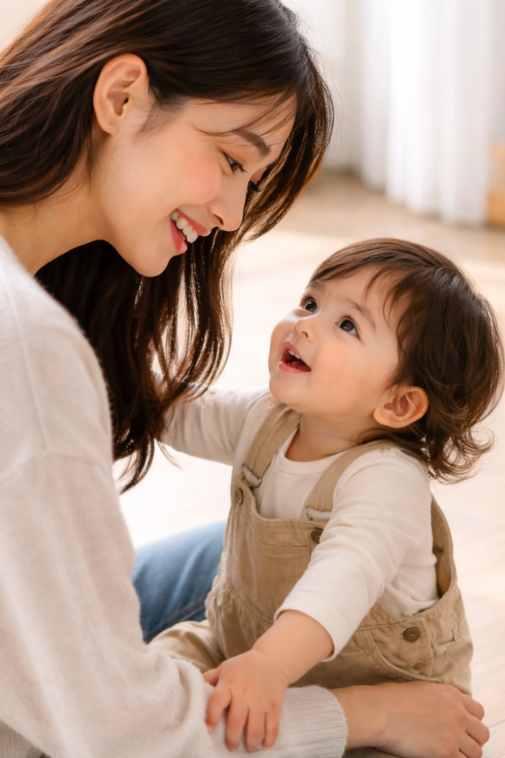 영아전환기 보챔에 빠르게 반응하는 부모 모습