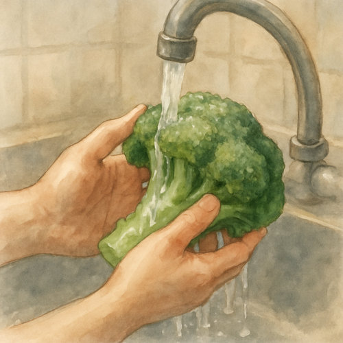 브로콜리-세척