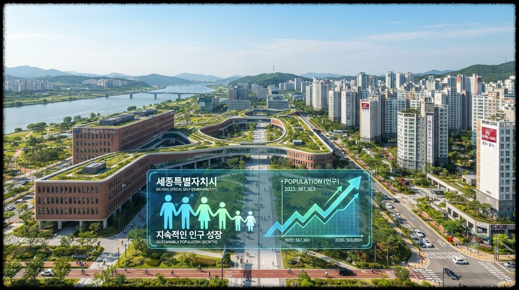 세종시 인구 변화와 부동산 시장, 도시 성장의 흐름을 읽는 핵심 지표