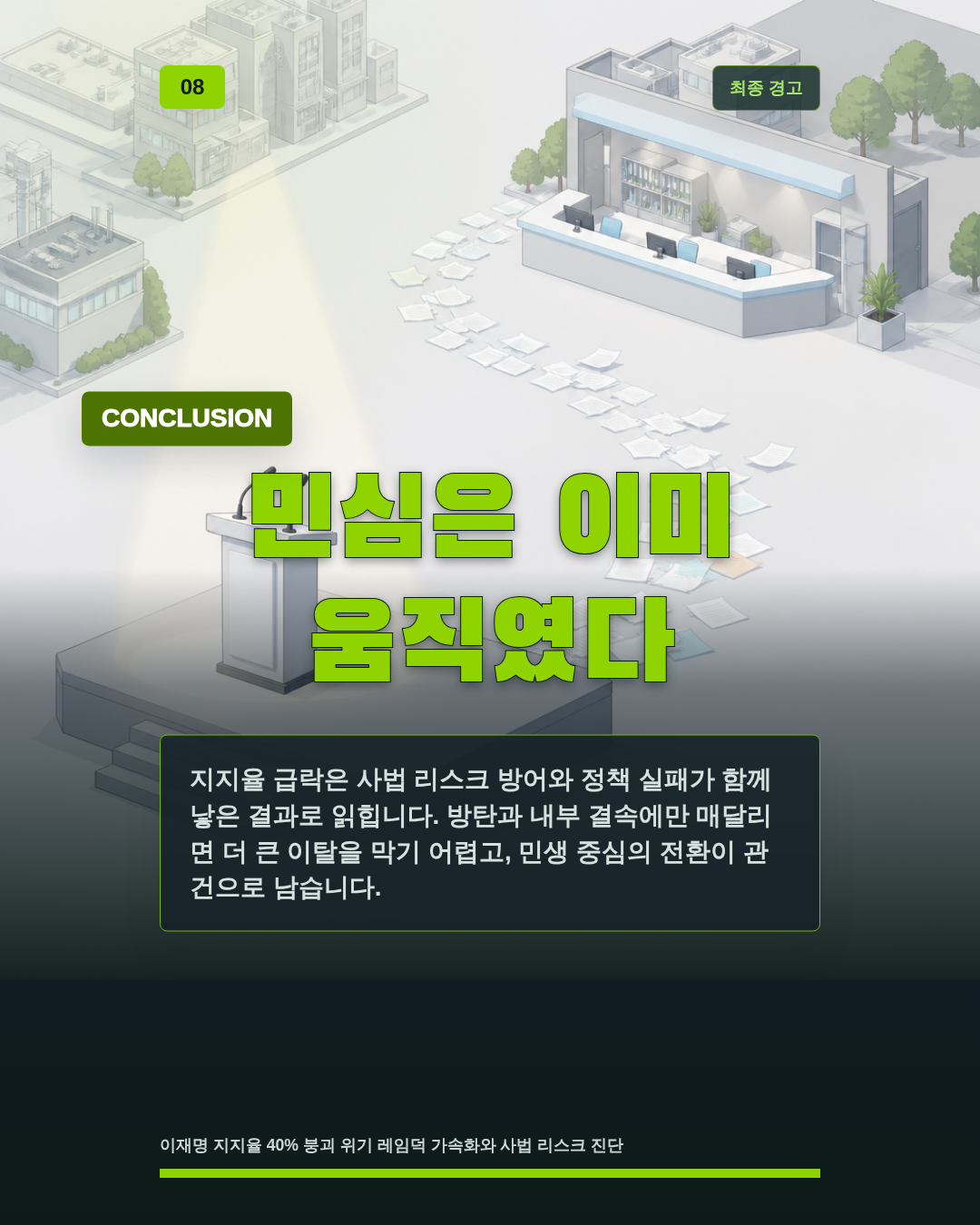 민심은 이미 움직였다