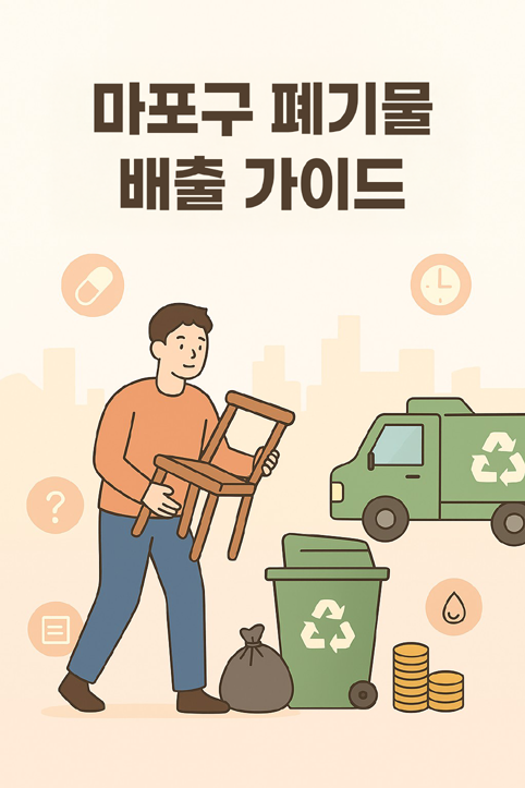 마포구 폐기물 배출 가이드 이미지