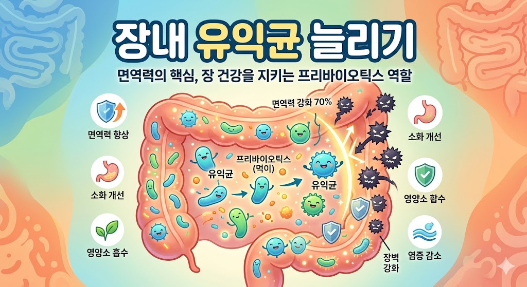 장내 유익균 늘리기