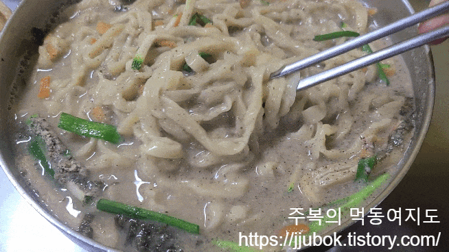 망원-맛양값-들깨칼국수-면사리