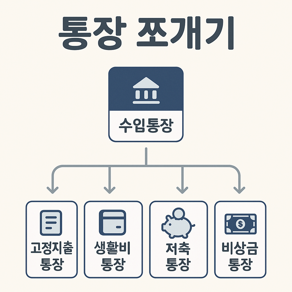 1년 만에 1,000만 원 모으는 통장 쪼개기 실전 예시