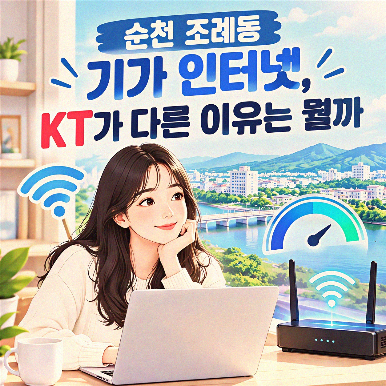 순천 조례동 기가 인터넷, KT 아니면 답 없나요? 직접 써보고 느낀 점
