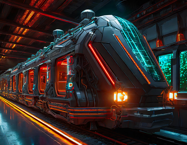 경강선 지하철과 비슷한 열차 AI