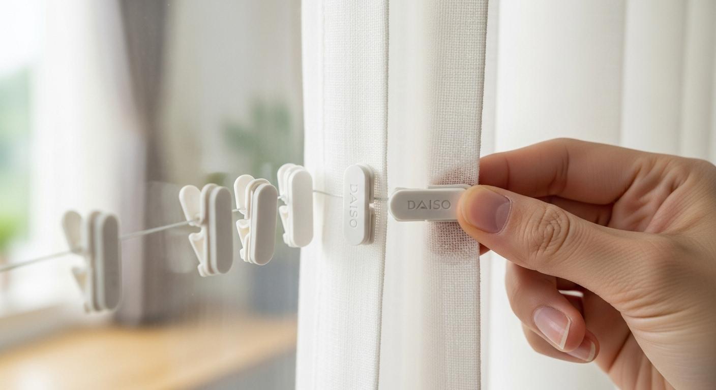 커튼 클립 다이소
