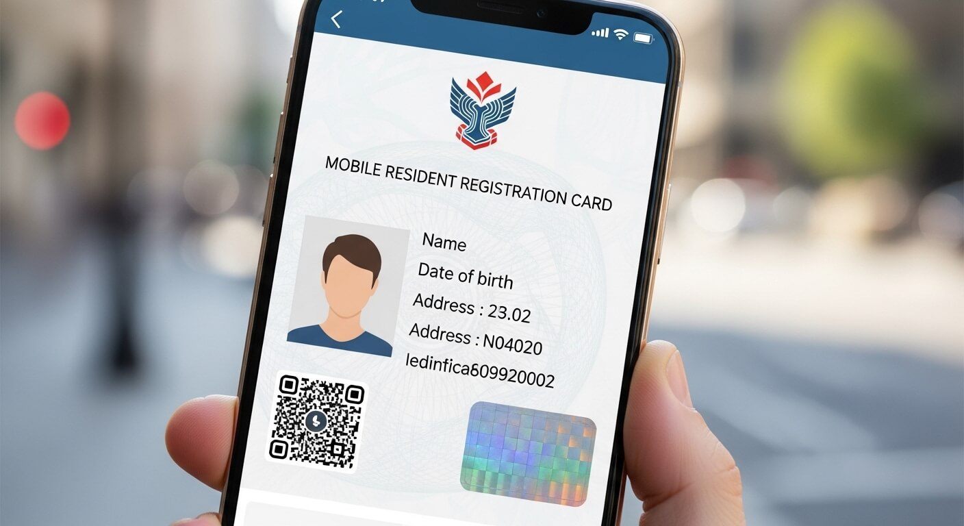 모바일 주민등록증 발급방법