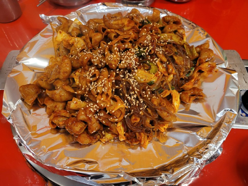 원조삼촌네곱창 야채곱창 알곱창 볶음