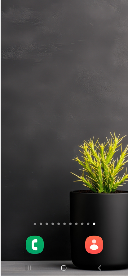 방법 1: 바탕화면 길게 누르기