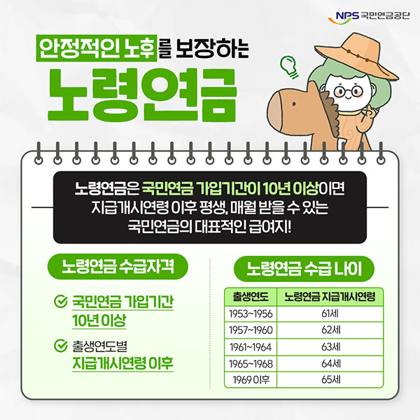 노령연금 수급자격 재산 나이 총정리