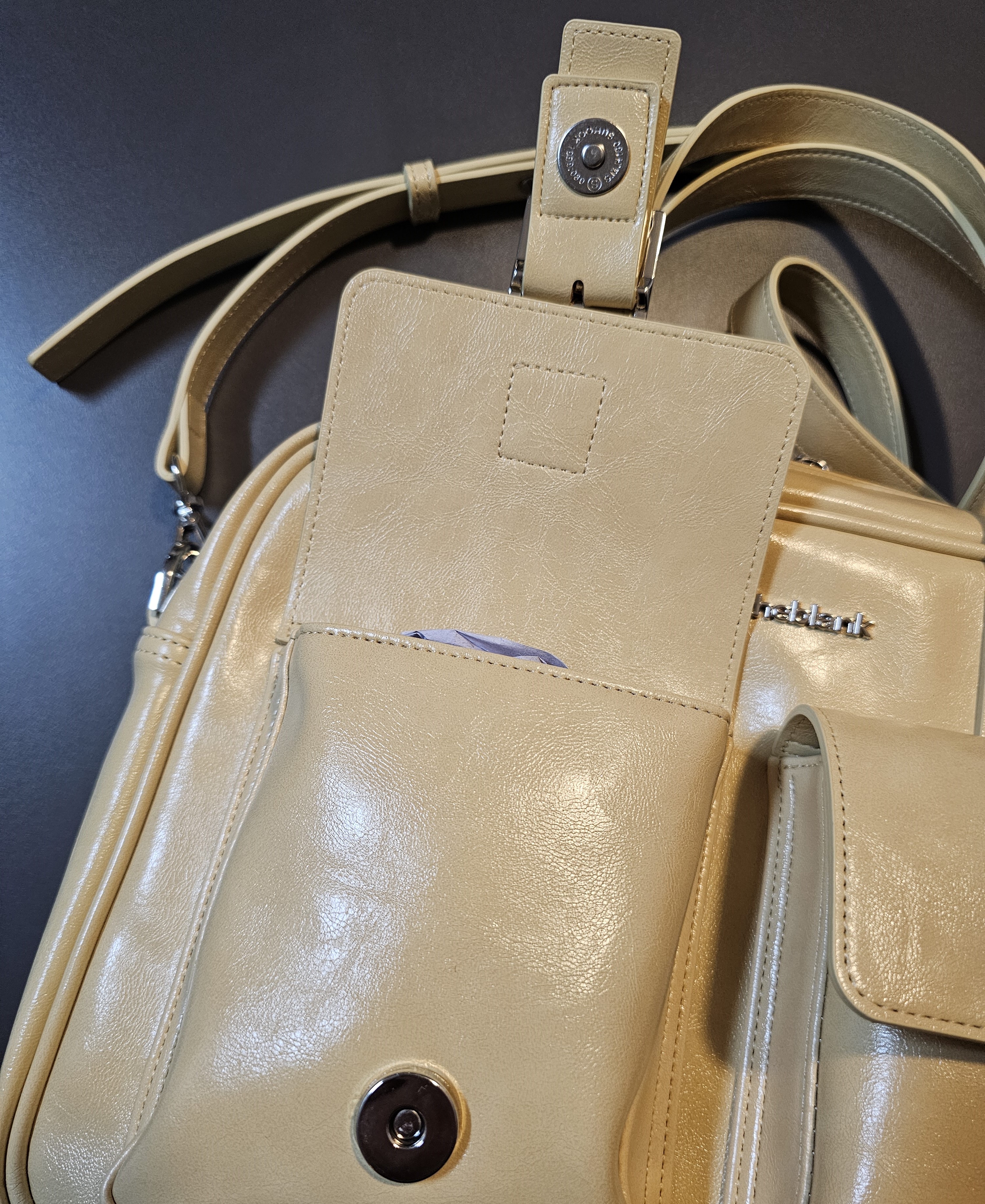 필인더블랭크 PK 미들 숄더백