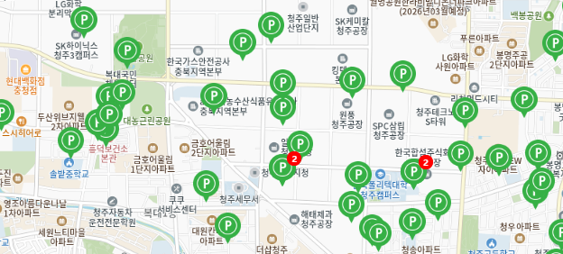 추석 연휴 무료 주차장 찾기