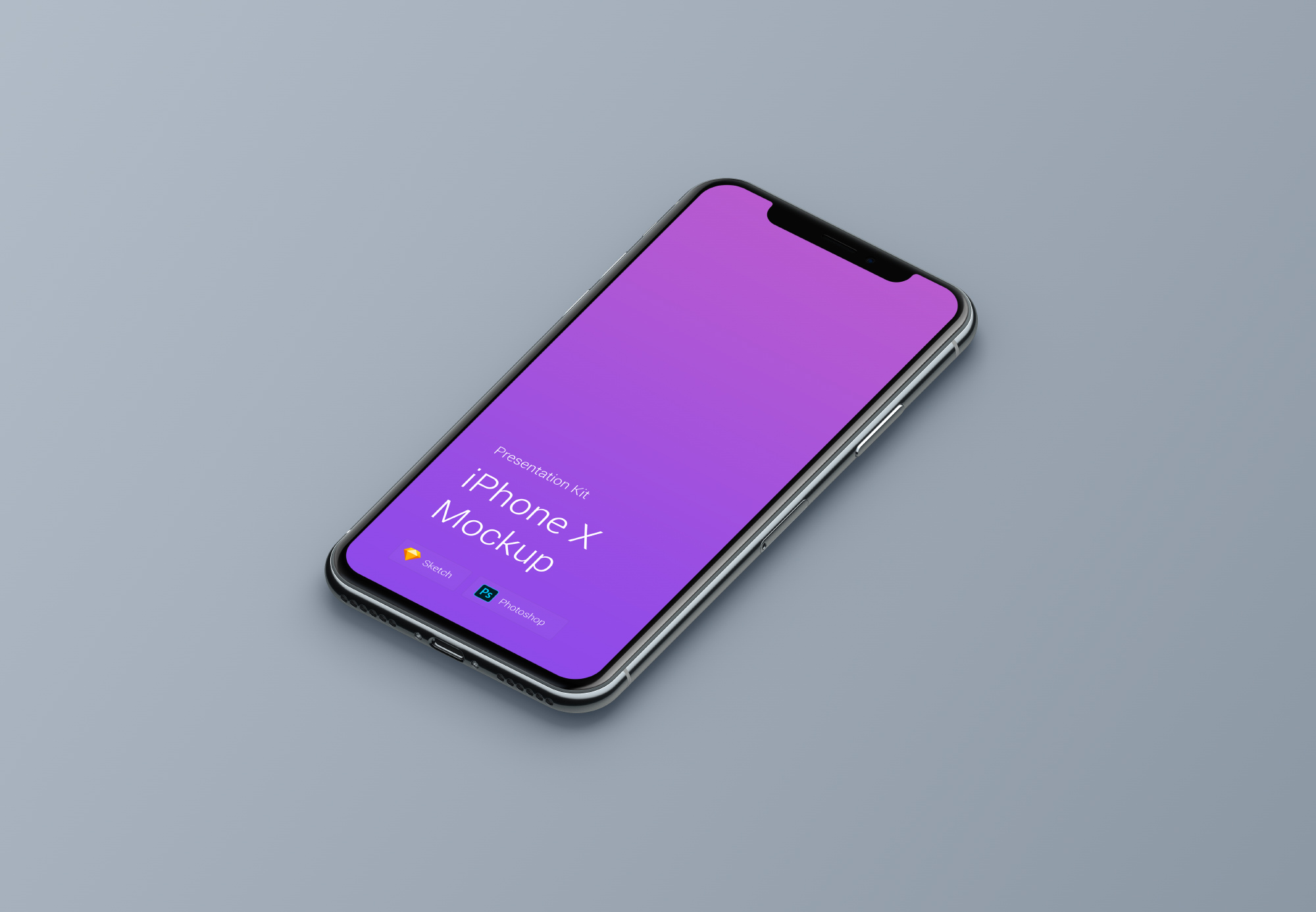 아이폰 X 목업 번들 사선형태 (3)