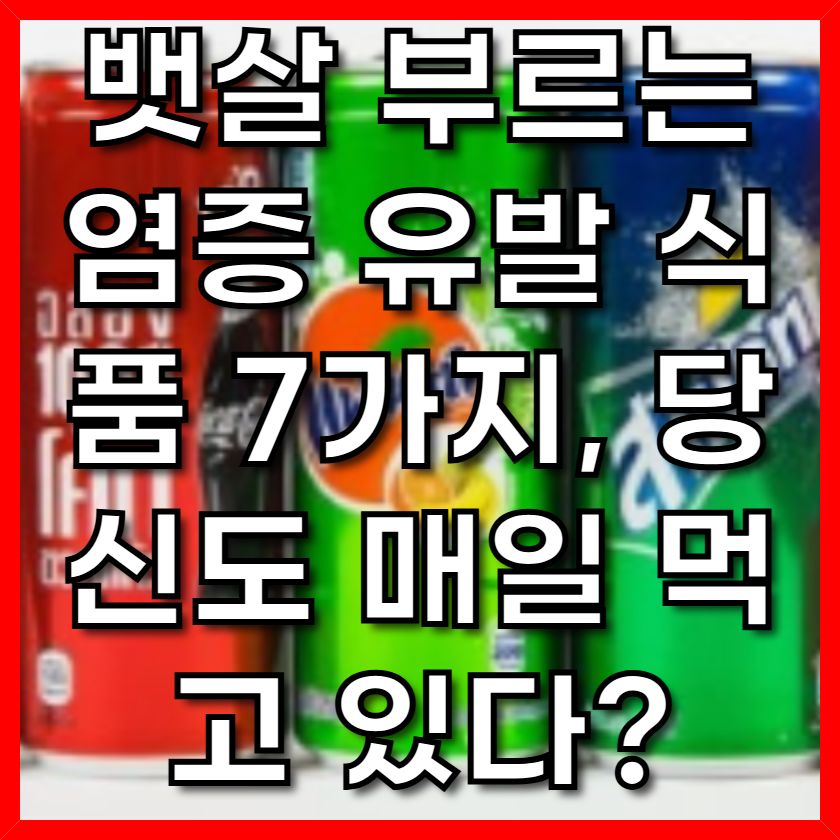 뱃살 부르는 염증 유발 식품 7가지, 당신도 매일 먹고 있다?